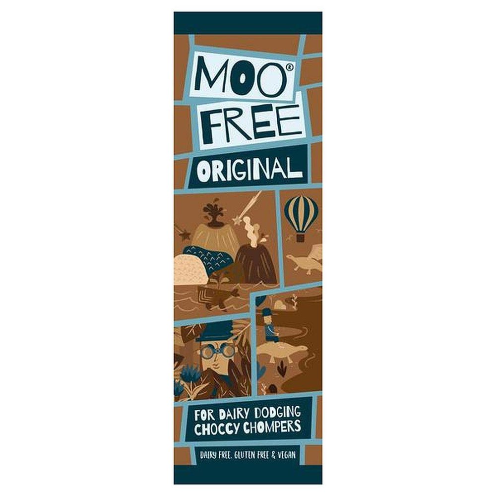 15 x Moo Free Dairy Free & Vegan Milk Chocolate Bars (20g)