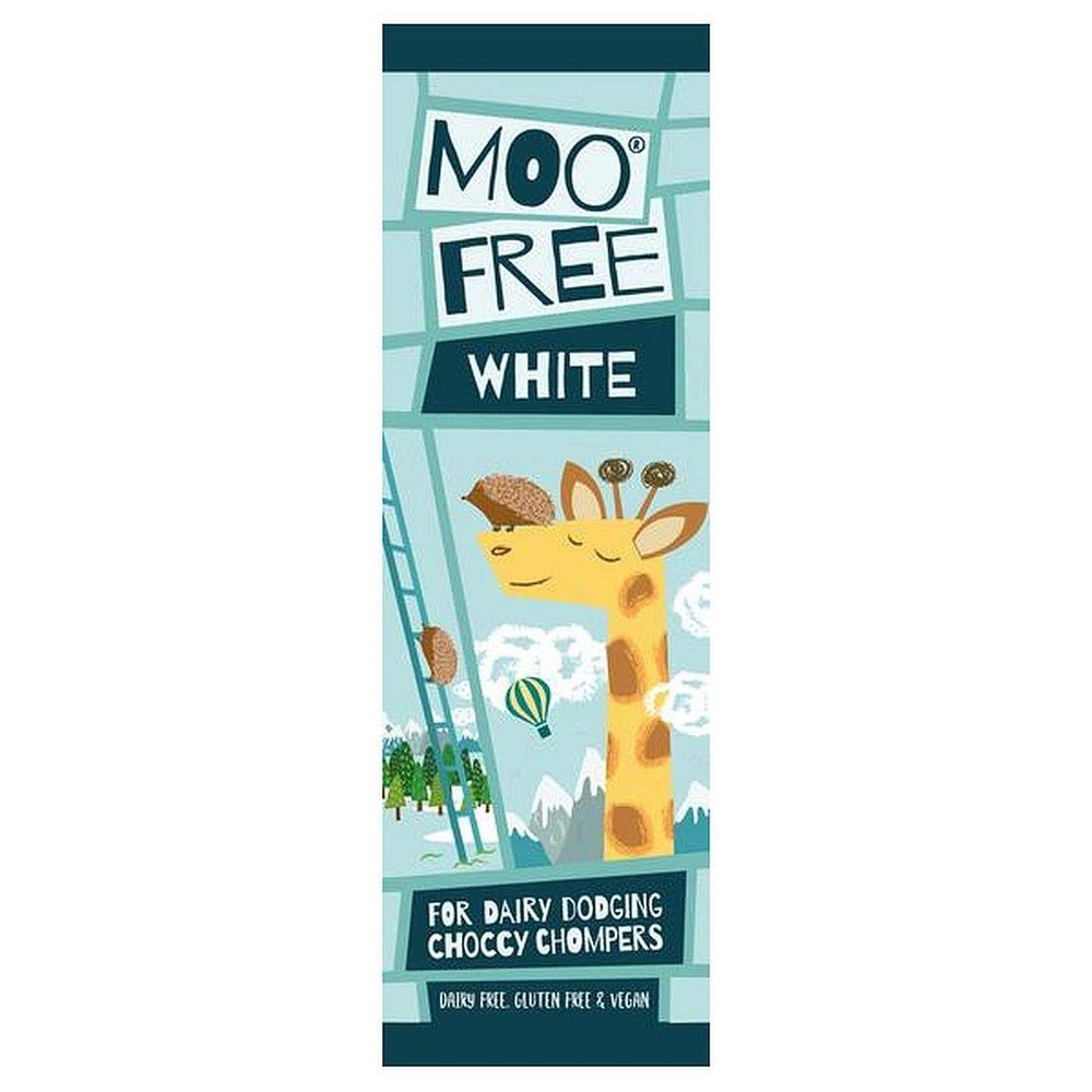 15 x Moo Free Dairy Free & Vegan White Chocolate Bars (20g)