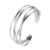 Bracelet for Women, Birthday Jewelry Gifts Fashion Women Multilayer Cross Bangle Bracelet Open Cuff Wrist Jewelry GiftValentine's Gift White K view 1