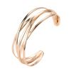 Bracelet for Women, Birthday Jewelry Gifts Fashion Women Multilayer Cross Bangle Bracelet Open Cuff Wrist Jewelry GiftValentine's Gift White K view 3