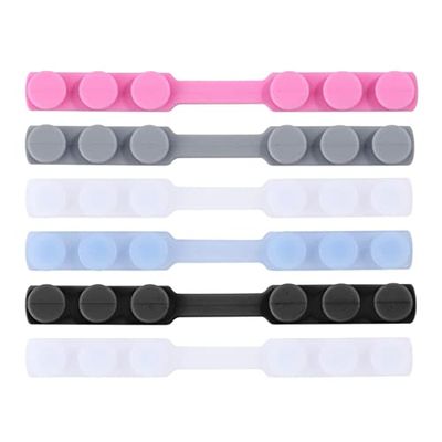 5/6/8 pcs Third Gear Adjustable Anti-Slip Ear Grips Extension Hook Buckle Holder attache-6PCS A