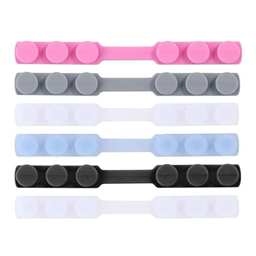 5/6/8 pcs Third Gear Adjustable Anti-Slip Ear Grips Extension Hook Buckle Holder attache-6PCS A