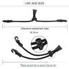 Anti-Tightening Extender Ear Protector Holder Ear Rope Extenders Adjustment Buckle Black Lanyard for Saver Ear-B view 3