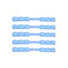 5/6/8 pcs Third Gear Adjustable Anti-Slip Ear Grips Extension Hook Buckle Holder attache-5PCS Blue view 1