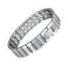 Jeroot Magnetic Bracelet Made of Titanium, Magnetic Bracelet for Men, Adjustable Wristband with Removal Tool Jewelry Gift Box (3500 Gauss) view 1