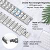 Jeroot Magnetic Bracelet Made of Titanium, Magnetic Bracelet for Men, Adjustable Wristband with Removal Tool Jewelry Gift Box (3500 Gauss) view 2