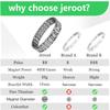 Jeroot Magnetic Bracelet Made of Titanium, Magnetic Bracelet for Men, Adjustable Wristband with Removal Tool Jewelry Gift Box (3500 Gauss) view 3