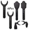 6 Pcs Dental Photography Contraster, 6 Size Black Background Board Dental Photo Contrast Kit, for Palatal Photo Contrast view 1