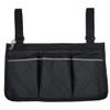 DBOATB Wheelchair Side Bag Armrest Pouch Organizer Pocket Walker Bags Phone Holder Scooter Wheelchair Electric Scooter Bag Fits Most Bed Rail Scooters Walker (A) view 2