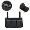 DBOATB Wheelchair Side Bag Armrest Pouch Organizer Pocket Walker Bags Phone Holder Scooter Wheelchair Electric Scooter Bag Fits Most Bed Rail Scooters Walker (A) view 4