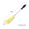 1pc 40cm Durable Yellow Long Cleaning Brush Handle Spiral-shaped Bottle Brush Bottle Brush Comfort Grip Easy to Clean Corners view 2