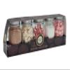 Hot Chocolate Station Kit - Christmas Hot Chocolate Gift Set In 5 Reusable Jars Containing Drinking Chocolate Mix Pink And White Hot Chocolate Marshmallows Candy Canes - Options Hot Chocolate Sets view 1