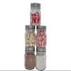 Hot Chocolate Station Kit - Christmas Hot Chocolate Gift Set In 5 Reusable Jars Containing Drinking Chocolate Mix Pink And White Hot Chocolate Marshmallows Candy Canes - Options Hot Chocolate Sets view 3