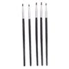 Froiny 5PCS Dental Shaping Silicone Tooth Tool 5PCS Dental Resin Brush Pens for Adhesive Composite Cement Porcelain Teeth Tools, Blue view 3