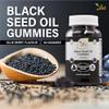 Ved Black Seed Oil Gummies with Blackcurrant Flavour, Raw Unfiltered Black Seed Oil Gummies with Mother Culture, Vegan Health Supplement for Men and Women- 60 Chews 30 Days Supply. view 2