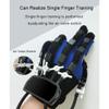 SATSAT Rehabilitation Robot Gloves, Stroke Hemiplegia Finger Rehabilitation Trainer, Hand Function Recovery, Hand Splint Assistive Gloves Finger Straightening Brace Guard, Light and Handy,L-M view 4