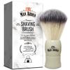Man Arden Royal White Premium Shaving Brush With Ultra Soft & Absorbent Bristles & Long Handle | Cruelty Free | For A Smooth Shave view 1