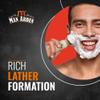 Man Arden Royal White Premium Shaving Brush With Ultra Soft & Absorbent Bristles & Long Handle | Cruelty Free | For A Smooth Shave view 3