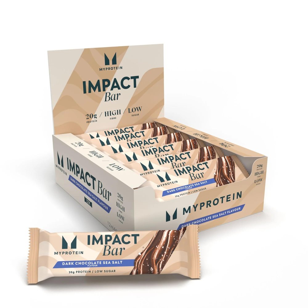 Impact Bar 12 x 64g Dark Chocolate Sea Salt