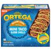Ortega Taco Shells, Yellow Corn Mini Slider Shells, Gluten Free, Zero Trans Fat, Zero Sugar Crunchy Taco Shell, Pack of 6 x 126g view 1