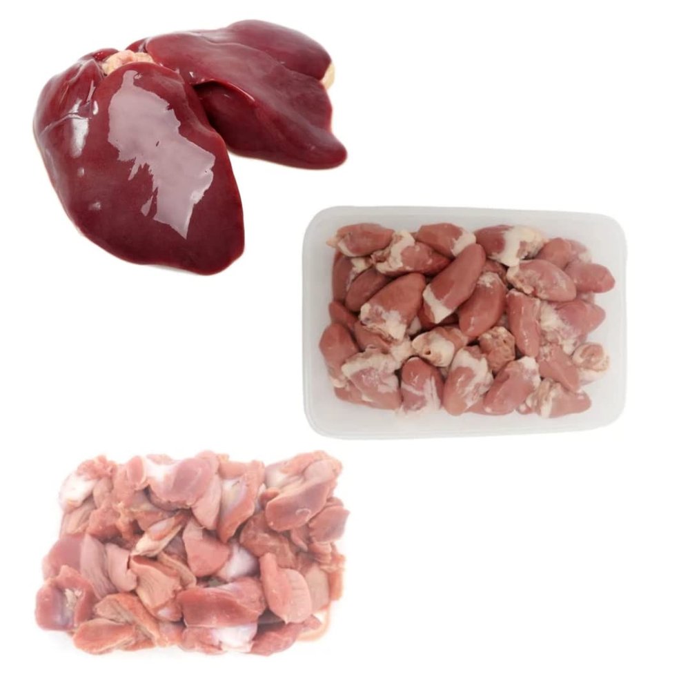 Halal Fresh Chicken Offal Box | 100% Halal Certified | Includes Liver, Gizzards & Hearts | Freshly Packed, Chilled & Ready to Cook