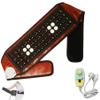 YZBBSH Electric Heating Pad,Infrared Heating Wrap 128 X 20 cm Jade Stones + Tourmaline Infrared Heat Pad for Lumbar, Shoulder, Back, Period Pain Hot Stone Therapy,B view 1