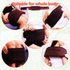 YZBBSH Electric Heating Pad,Infrared Heating Wrap 128 X 20 cm Jade Stones + Tourmaline Infrared Heat Pad for Lumbar, Shoulder, Back, Period Pain Hot Stone Therapy,B view 4