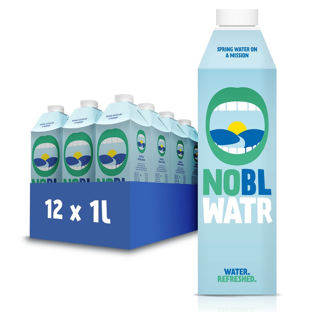 NOBL WATR - Spring Water on a Mission (1L x 12)