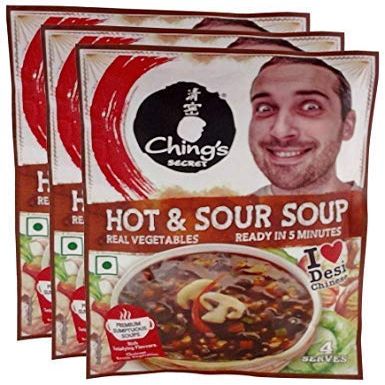 Ching Soup Mix Hot and Sour, 55g (Pack of 5)