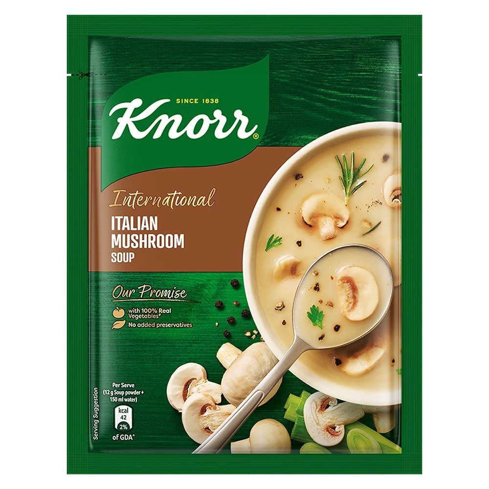 Knor International Italian Soup - Mushroom, 48g(Pack of 5)