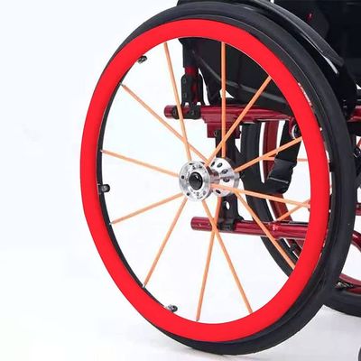 24-Inch Wheelchair Push Rim Covers, Rear Wheel Sports Wheelchair Cover, Non-Slip Wear-Resistant Hand Push Cover Push Ring Protective Cover, Improve Grip and Traction