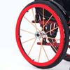 24-Inch Wheelchair Push Rim Covers, Rear Wheel Sports Wheelchair Cover, Non-Slip Wear-Resistant Hand Push Cover Push Ring Protective Cover, Improve Grip and Traction view 1