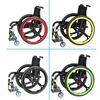 1 Pair Wheelchair Push Rim Covers, 24-Inch Rear Wheel Sports Wheelchair Non-Slip Wear-Resistant Silicone Hand Push Cover, Improve Grip and Traction, Stylish, Surprisingly Impressive view 3