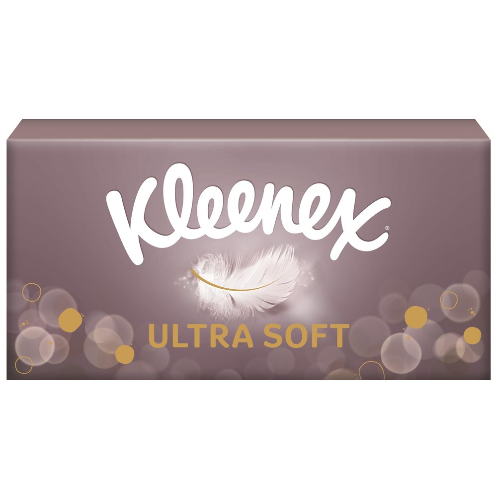 Kleenex Ultrasoft P64 Box Tissues, White (3218112)