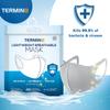 Termin8 Lightweight Breathable Reusable Face Mask for Adults, Machine Washable - Grey view 2