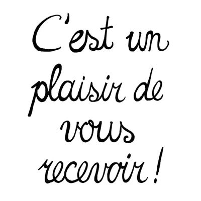 20 Plaisir Napkins | Sayings | Table Decoration 33 x 33 cm