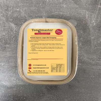 6 x British Superior Angus Beef Dripping - 500g Tub