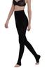 AMZAM Compression Pantyhose for Women Men, 15-20 mmHg Graduated Compression Tights, Opaque Toeless Compression Stockings Waist High Support Tights for Edema, Varicose Veins, DVT,Black 3XL view 4