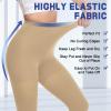 Beister Medical Compression Pantyhose for Women & Men, 20-30mmHg Graduated Support Tights, Opaque Footless Waist High Compression Stockings for Varicose Veins, Edema, Flight view 4