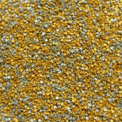 TRTO 100 Gram Gold and Silver Color Parties Treats Edible Sugar Christmas Cupcake Sprinkles Cupcake Cake Decoration With Attractive Looks