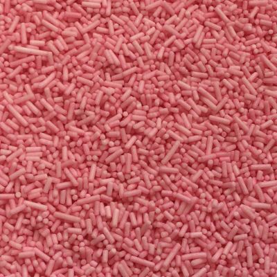 TRTO 400 Gram Pink Color Edible Sugar Strands Cupcake Sprinkles Cake Decoration Birthday Rainbow With Attractive Looks