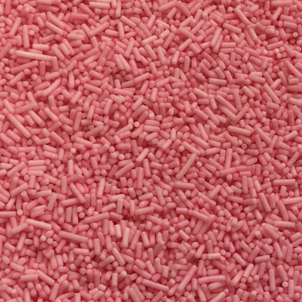 TRTO 400 Gram Pink Color Edible Sugar Strands Cupcake Sprinkles Cake Decoration Birthday Rainbow With Attractive Looks