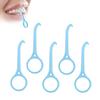 5 Pcs Aligner Removal Tool, Invisible Tooth Removal Aligner Chewies and Removal Tool Kits, Braces Tooth Hook for Oral Care (Blue) view 1