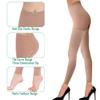 KINGJOZE Medical Compression Stockings for Women, Opaque Waist High Firm Support 20-30mmHg Graduated Compression Pantyhose Hose for Swelling Edema Varicose Veins, Nursing (Footless-Beige, Large) view 4