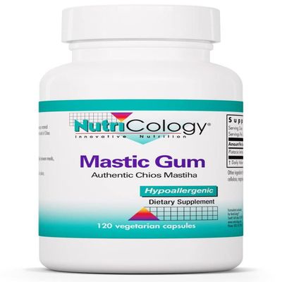 Nutricology, Mastic Gum (Mastix), 500mg, 120 Vegan Capsules, Vegetarian, Gluten Free, SOYA Free, Non-GMO