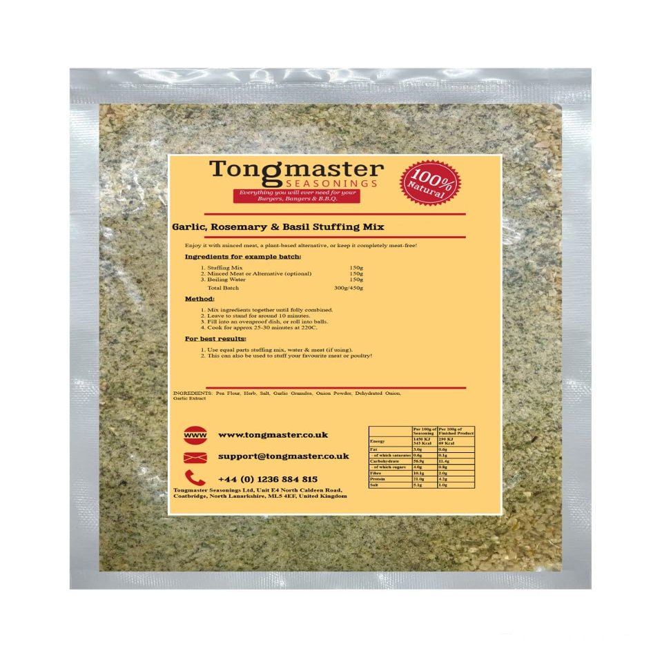 Garlic, Rosemary & Basil Stuffing Mix - 250g (Gluten Free)