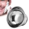 Shaving Mug Bowl, Deepen Design Durable Exquisite Design Large Capacity Stainless Steel Shaving Soap Bowl for Men for Shaving view 2