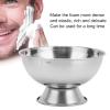 Shaving Mug Bowl, Deepen Design Durable Exquisite Design Large Capacity Stainless Steel Shaving Soap Bowl for Men for Shaving view 3