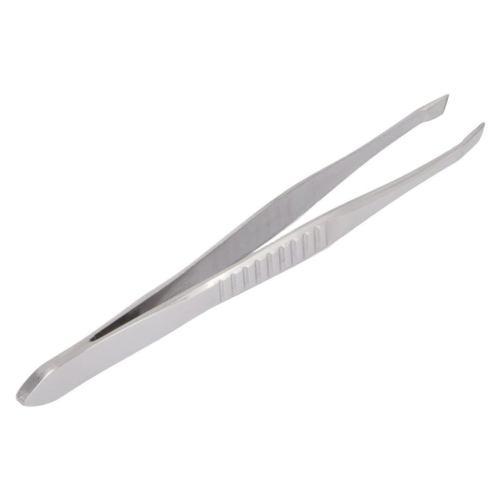Slant Eyebrow Tweezer, Anti Magnetic Cosmetic Tweezers Anti Corrosion for Eyebrows for Women and Men for Facial Makeup
