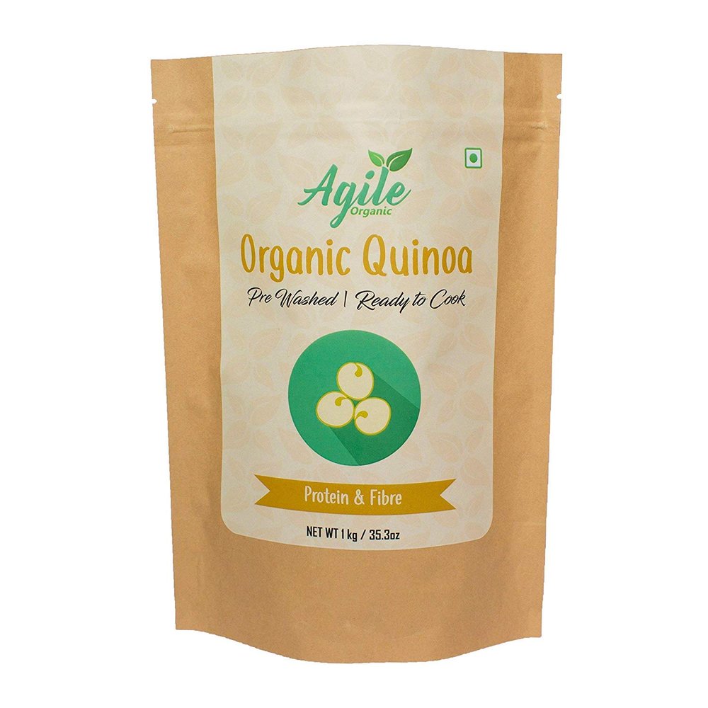 Agile Organic White Organic Quinoa 1kg (Saponin Free)